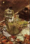 Edgar Degas Avant l'Entree en Scene oil painting artist